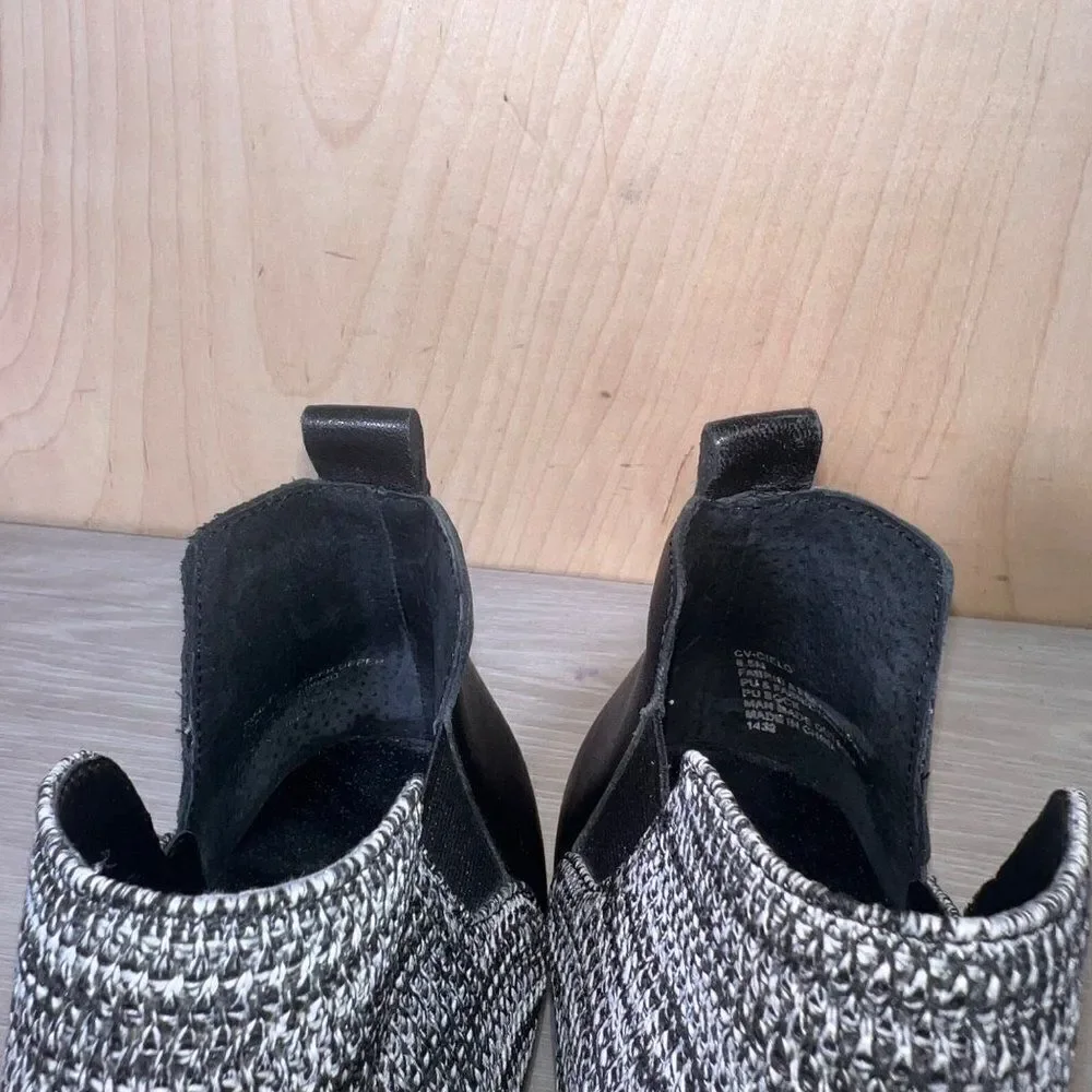 Chelsea & Violet Cielo‎ Knit Wedge Sneakers Grey Women's 8.5M